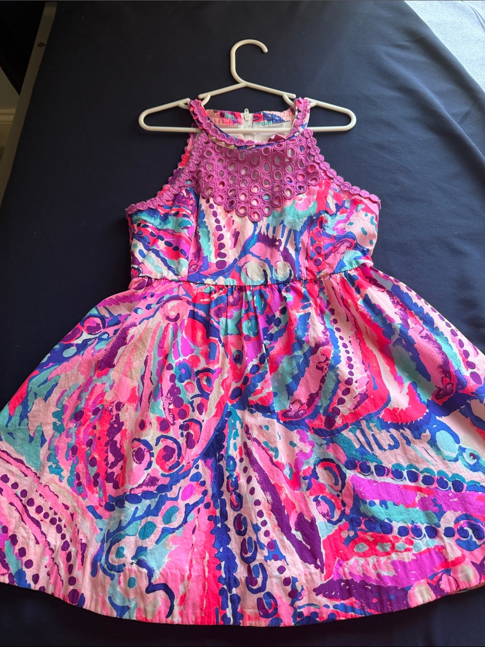 Lilly Pulitzer Pink Multi-Color Halter Sundress